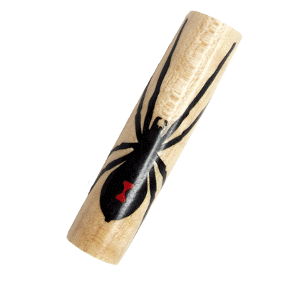 Black Widow Spider Inlay - pengeapens